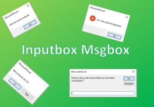 msgbox inputbox vba excel macro